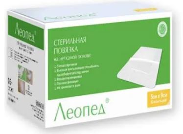 Пластир медичний Леопед 5см х 7,5 см